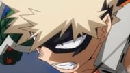 Bakugo's hot-headedness is a personality trait that makes him similar to Inosuke (Image via Bones)